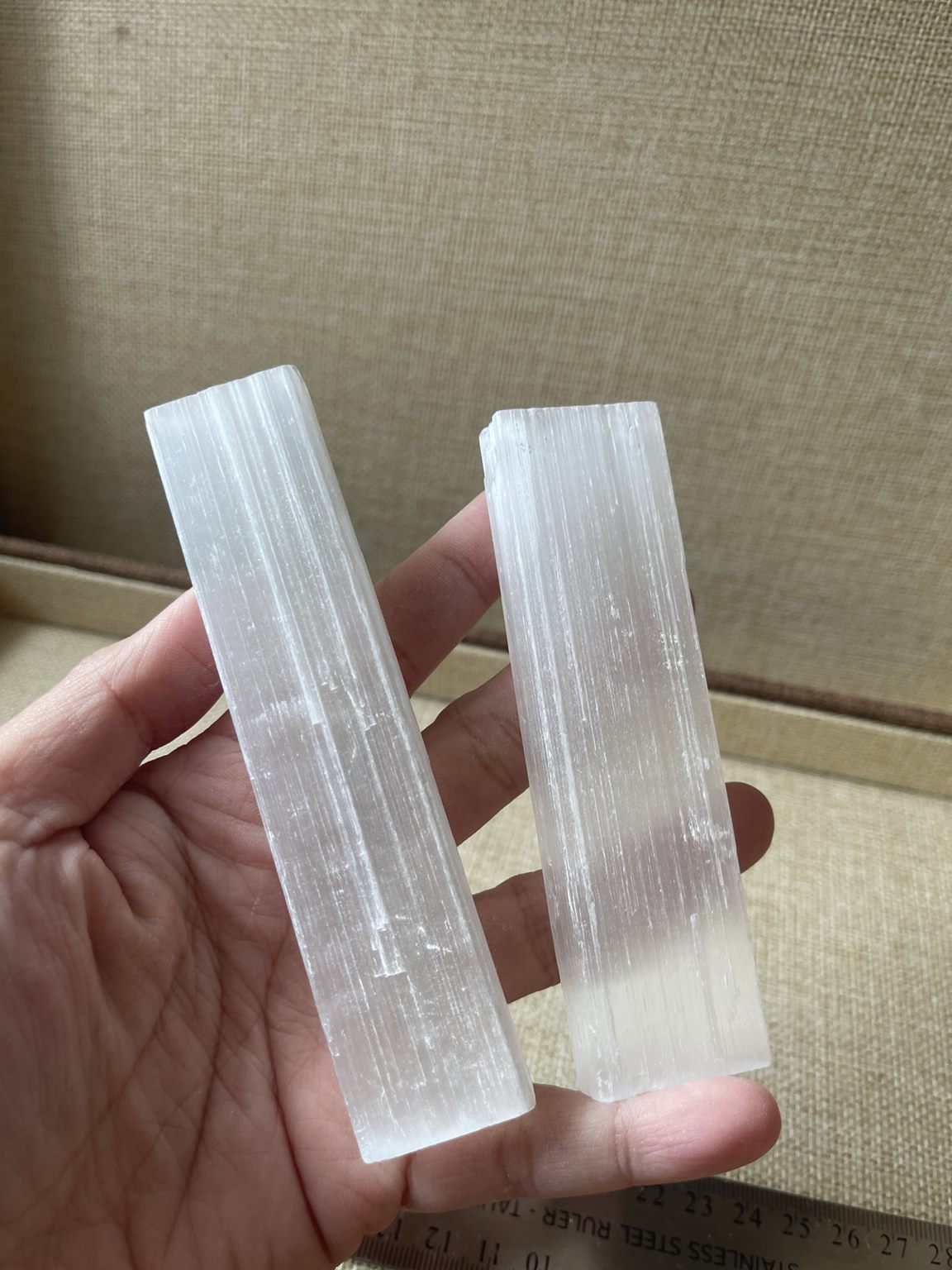 Selenite Crystal Slab