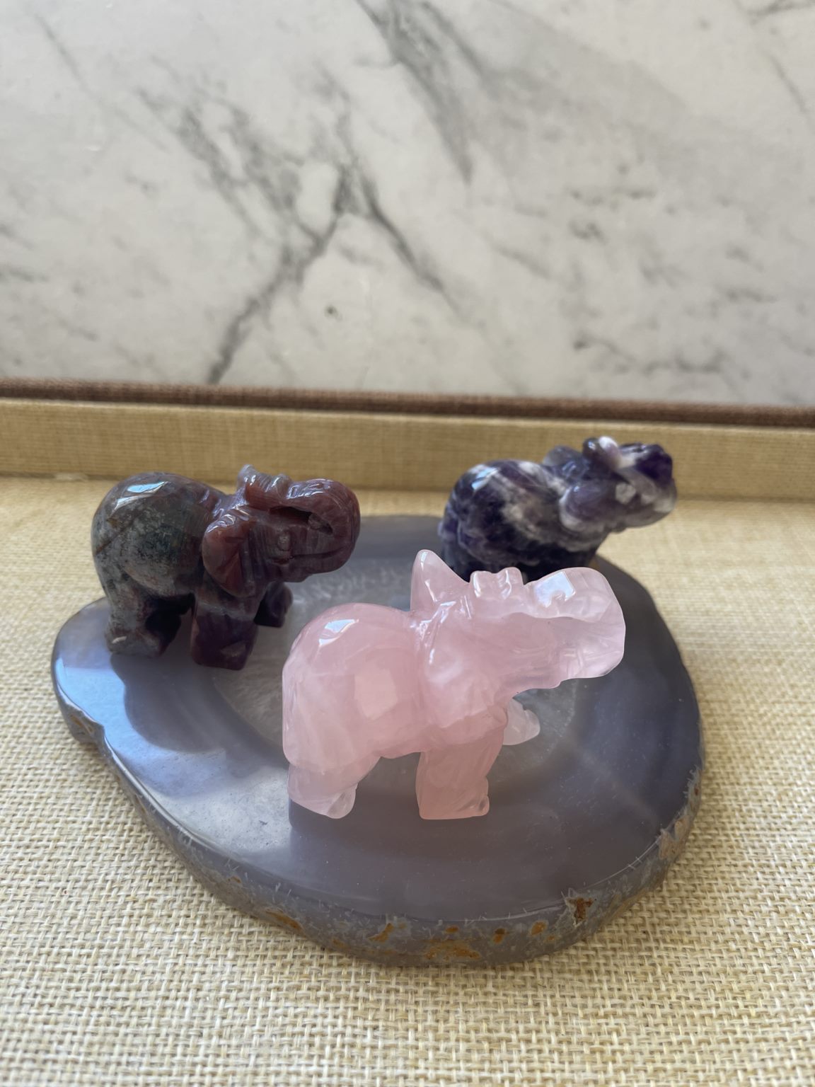 Crystal Carving- Elephant