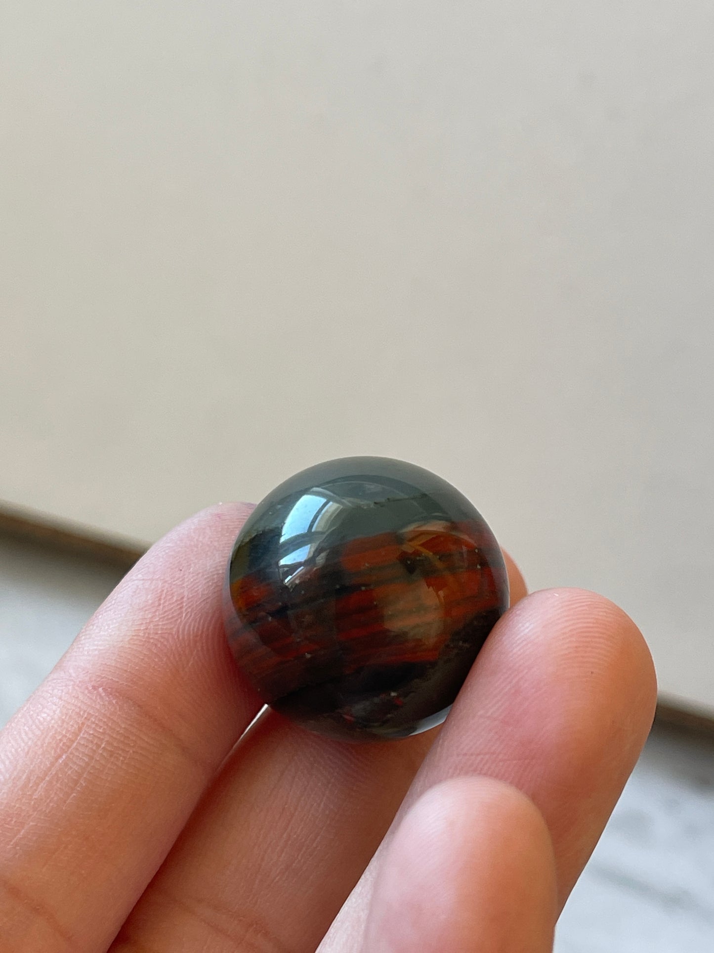 African Bloodstone Mini-Sphere DB2