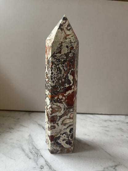 Money Agate Crystal Tower