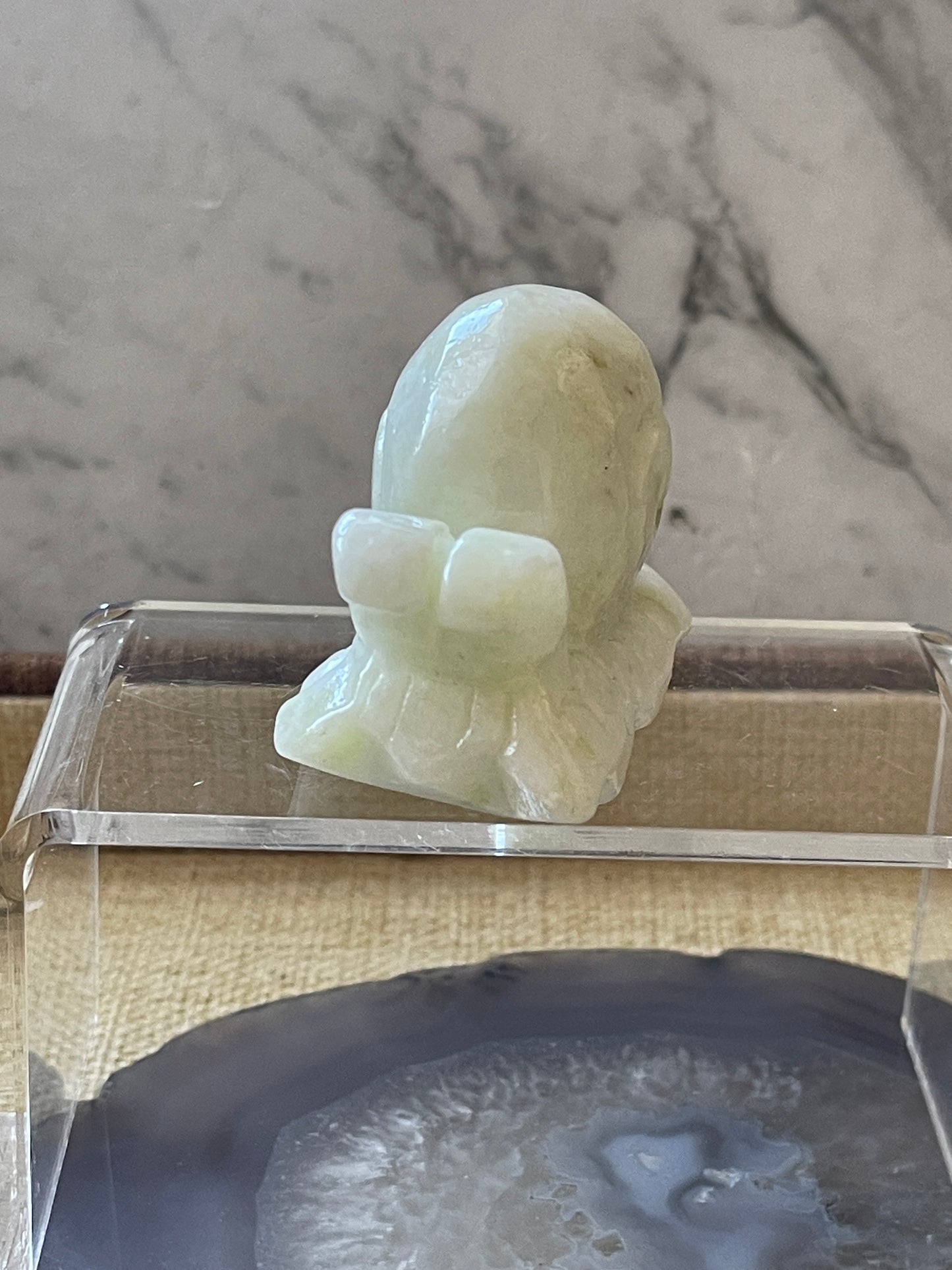 Afghan Jade Snail  Carving