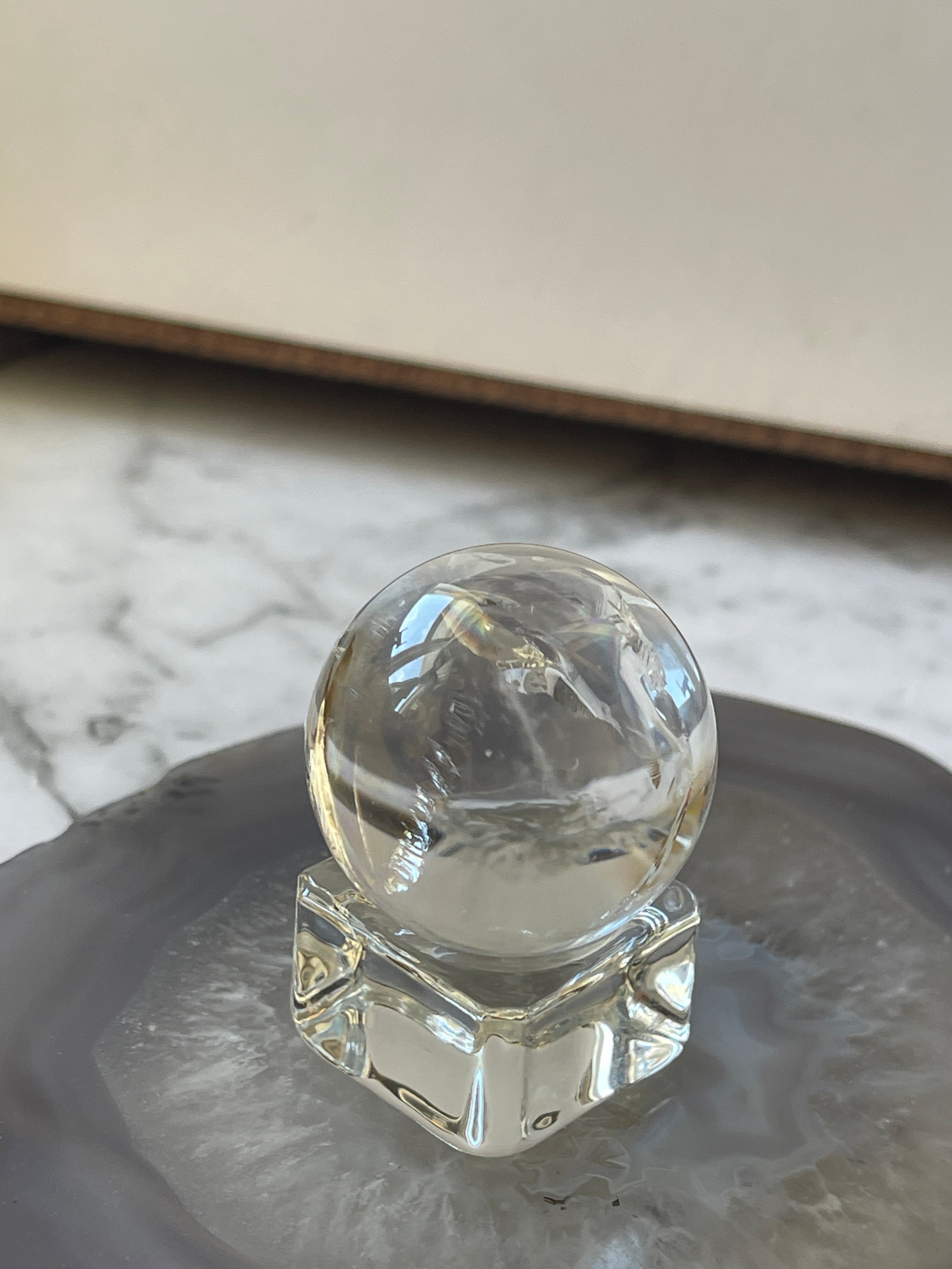 Clear Quartz Sphere | Afterpay Available – Blings Crystals and Jewellery