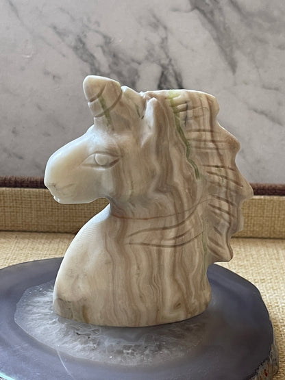 Afghan Jade Unicorn Carving