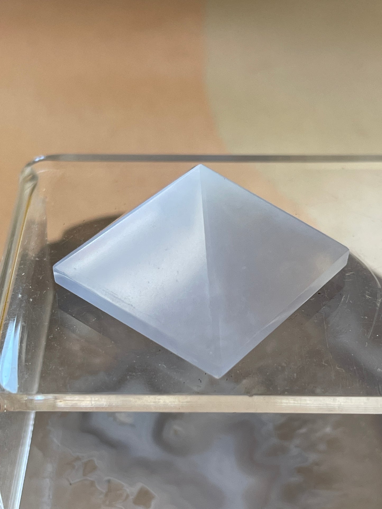 Angelite Crystal Pyramid