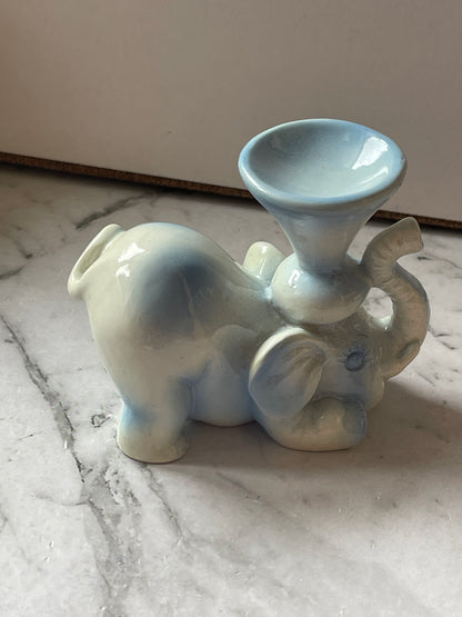 Sphere Holder Angel-Elephant Light Blue