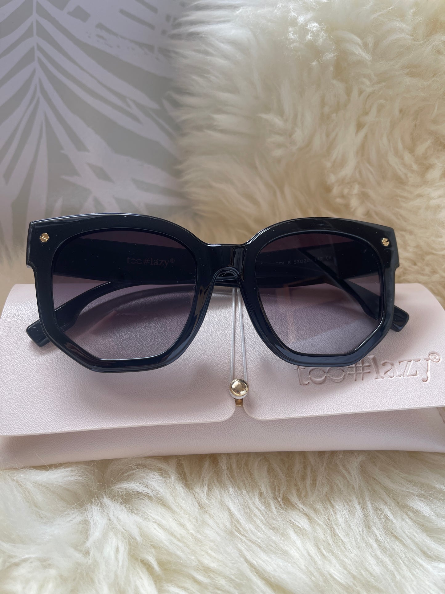 Too Lazy Sunglasses Oversized 2079