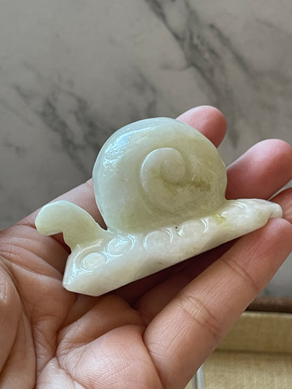 Afghan Jade Snail  Carving