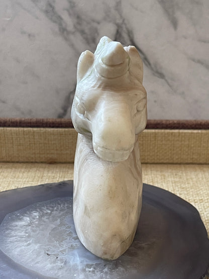 Afghan Jade Unicorn Carving