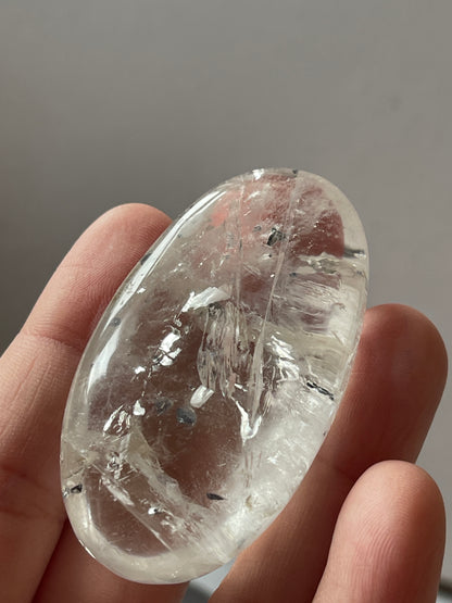 Clear Quartz Palm Stone