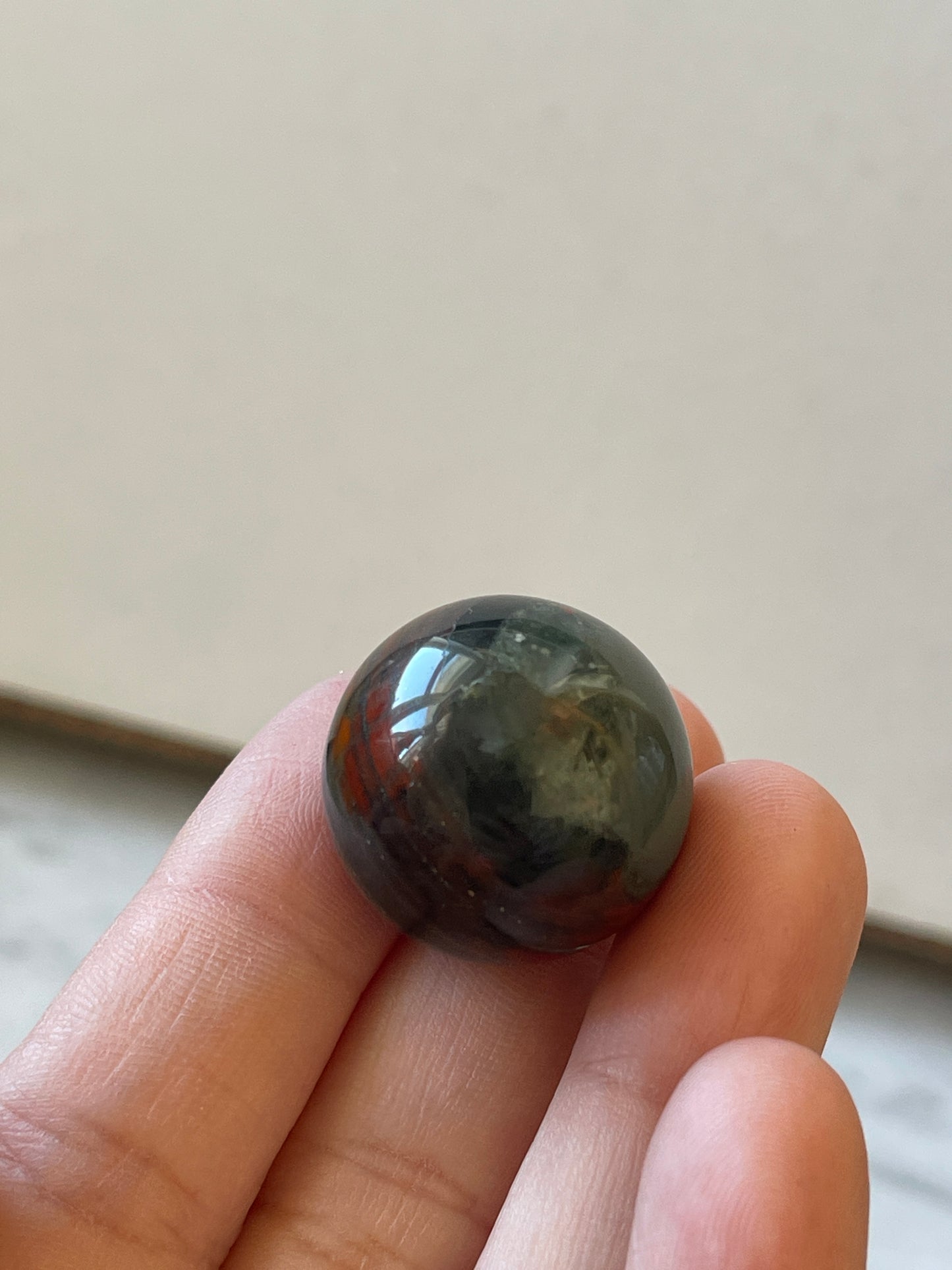 African Bloodstone Mini-Sphere DB2