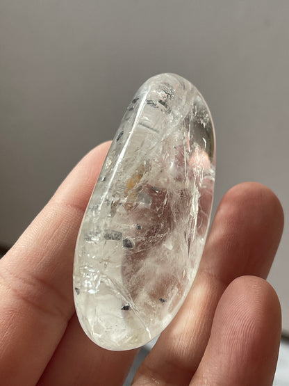 Clear Quartz Palm Stone