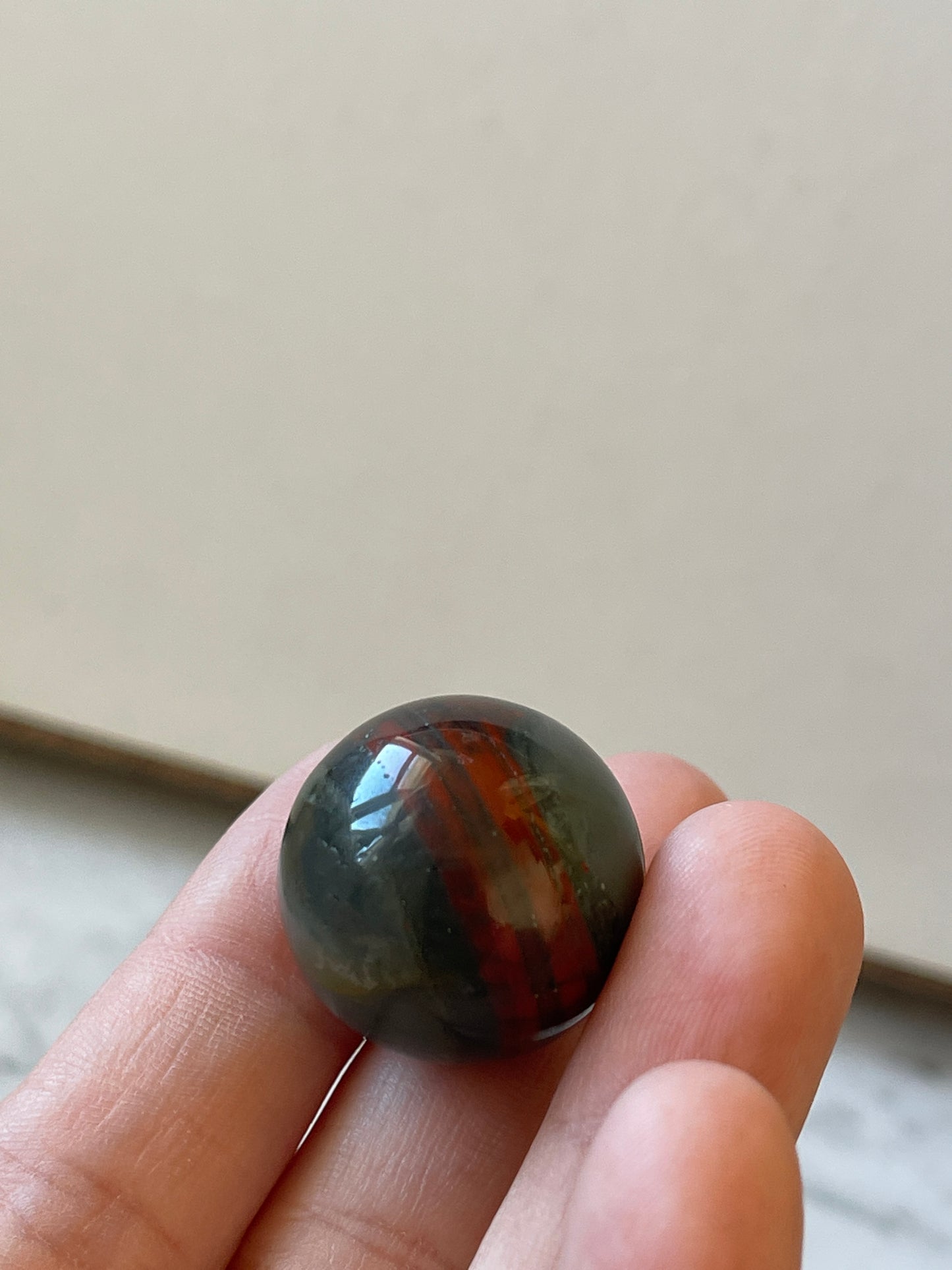 African Bloodstone Mini-Sphere DB2