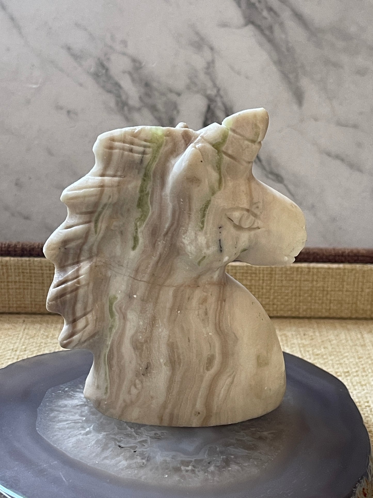 Afghan Jade Unicorn Carving