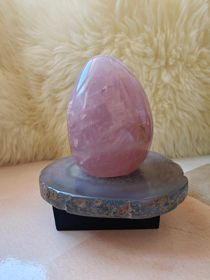 Rose Quartz Crystal Freeform