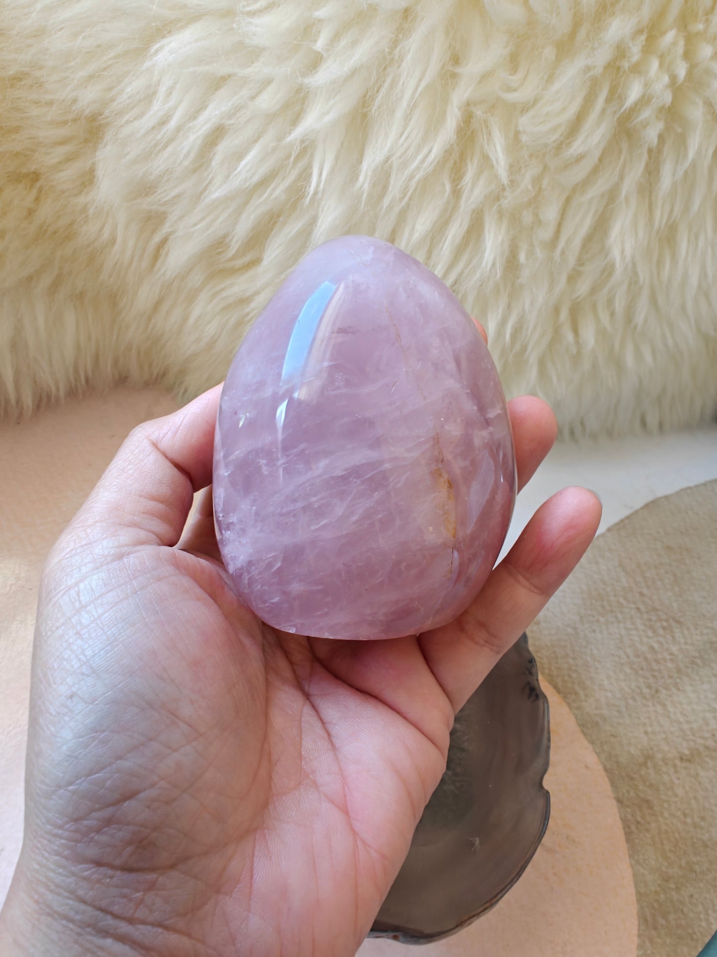 Rose Quartz Crystal Freeform