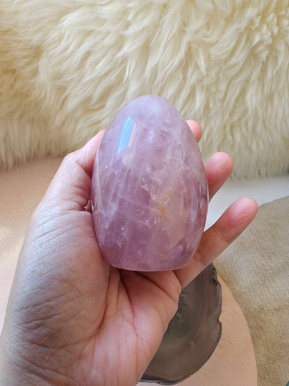 Rose Quartz Crystal Freeform