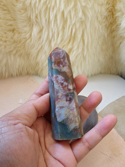 Ocean Jasper Crystal Point