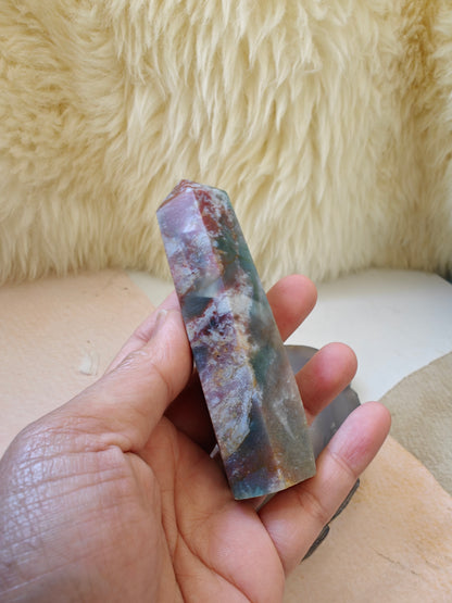 Ocean Jasper Crystal Point