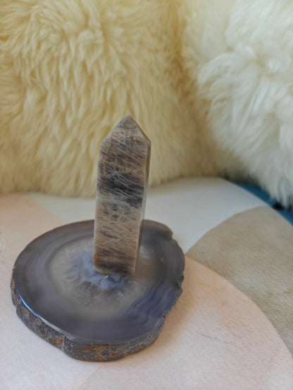 Moonstone Crystal Point