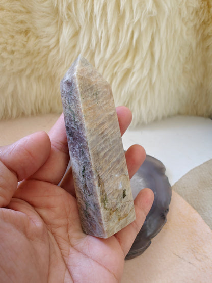 Moonstone Crystal Point