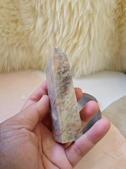 Moonstone Crystal Point