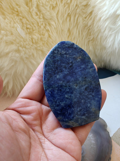 Sodalite Religious Crystal Carving