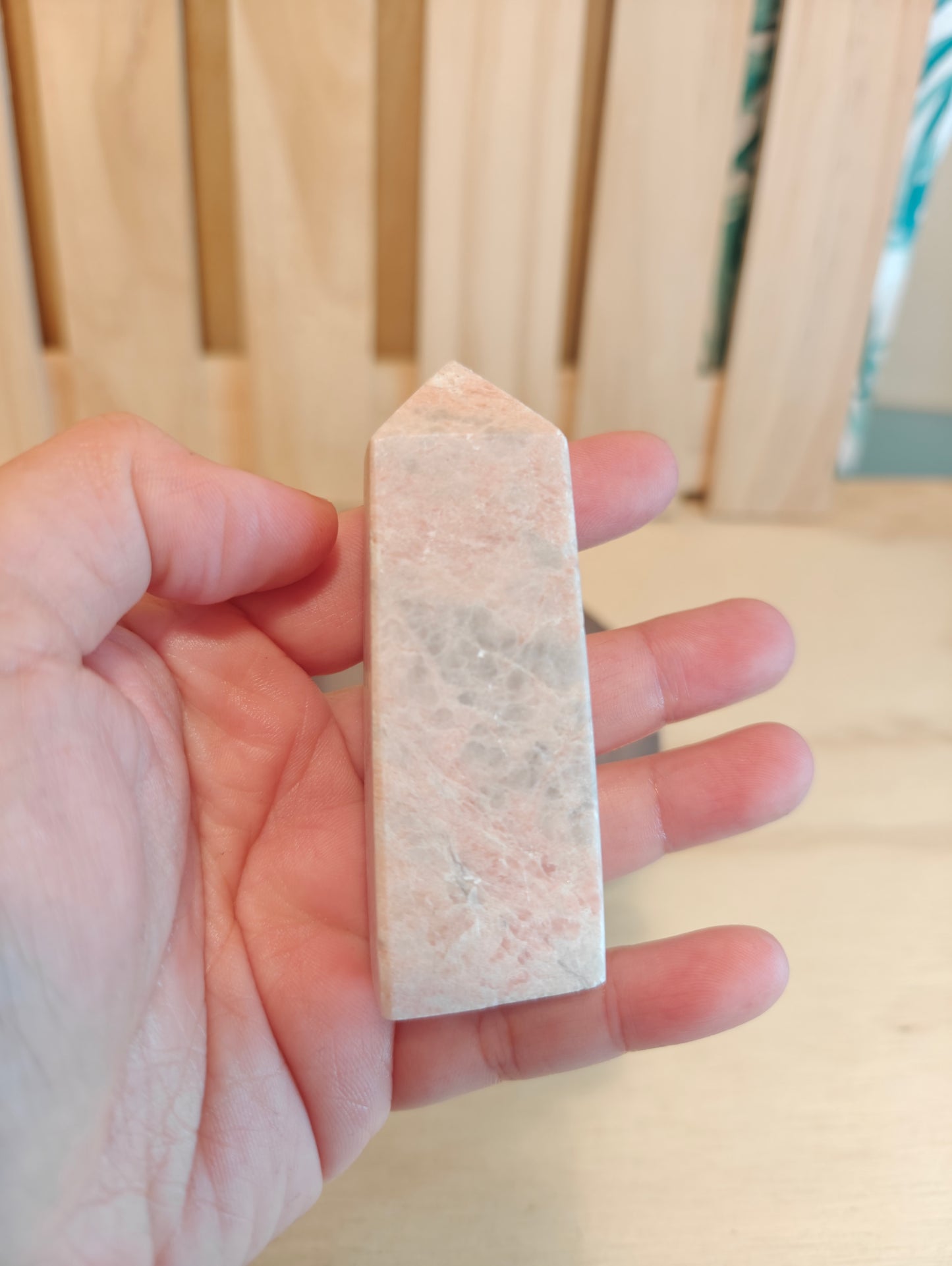 Pink Opal Crystal Point