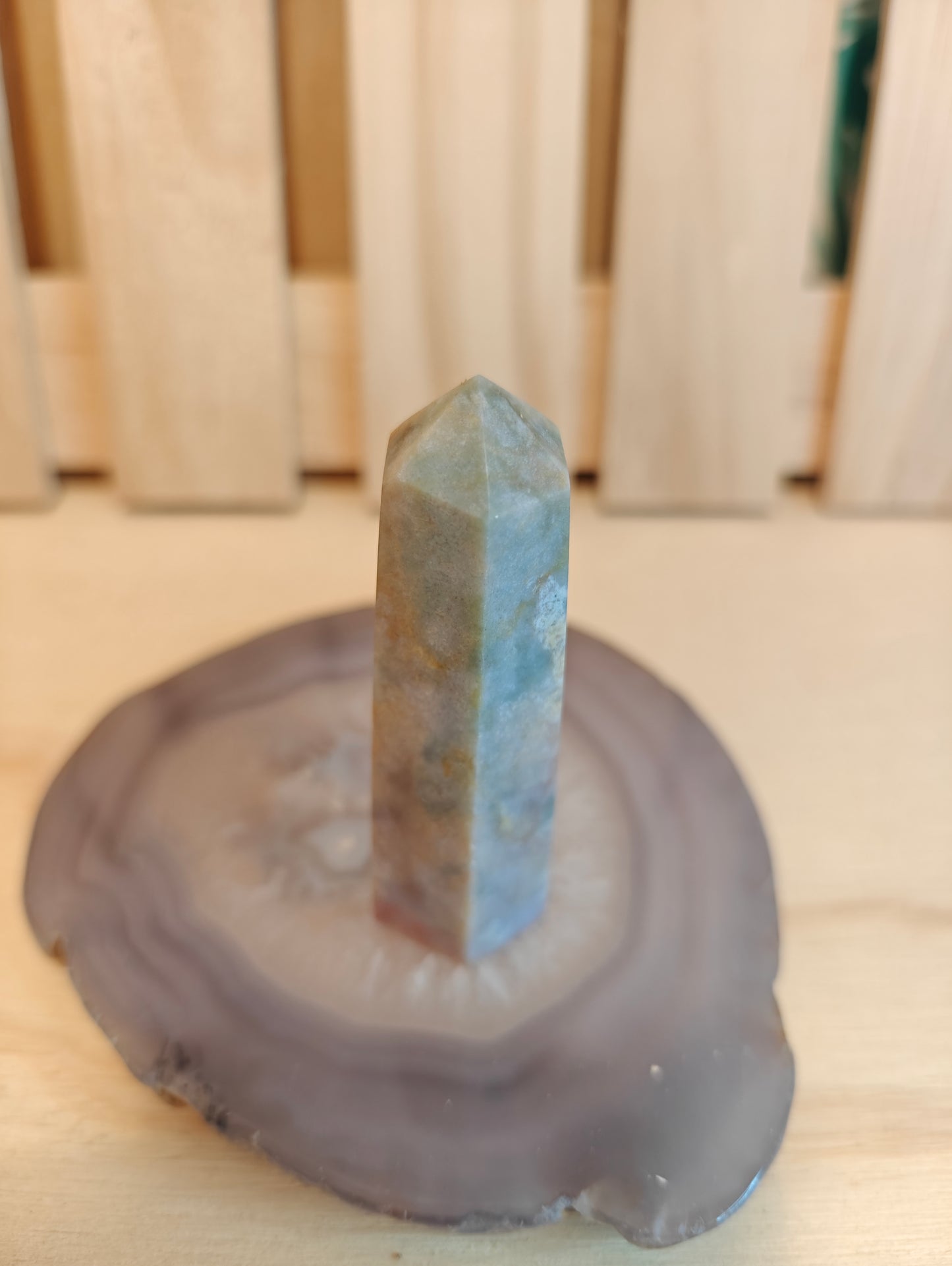 Ocean Jasper Crystal Point