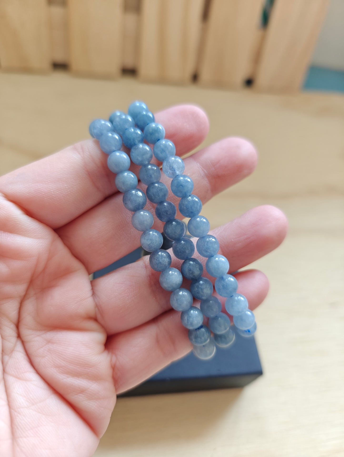 Aquamarine Crystal Bracelet