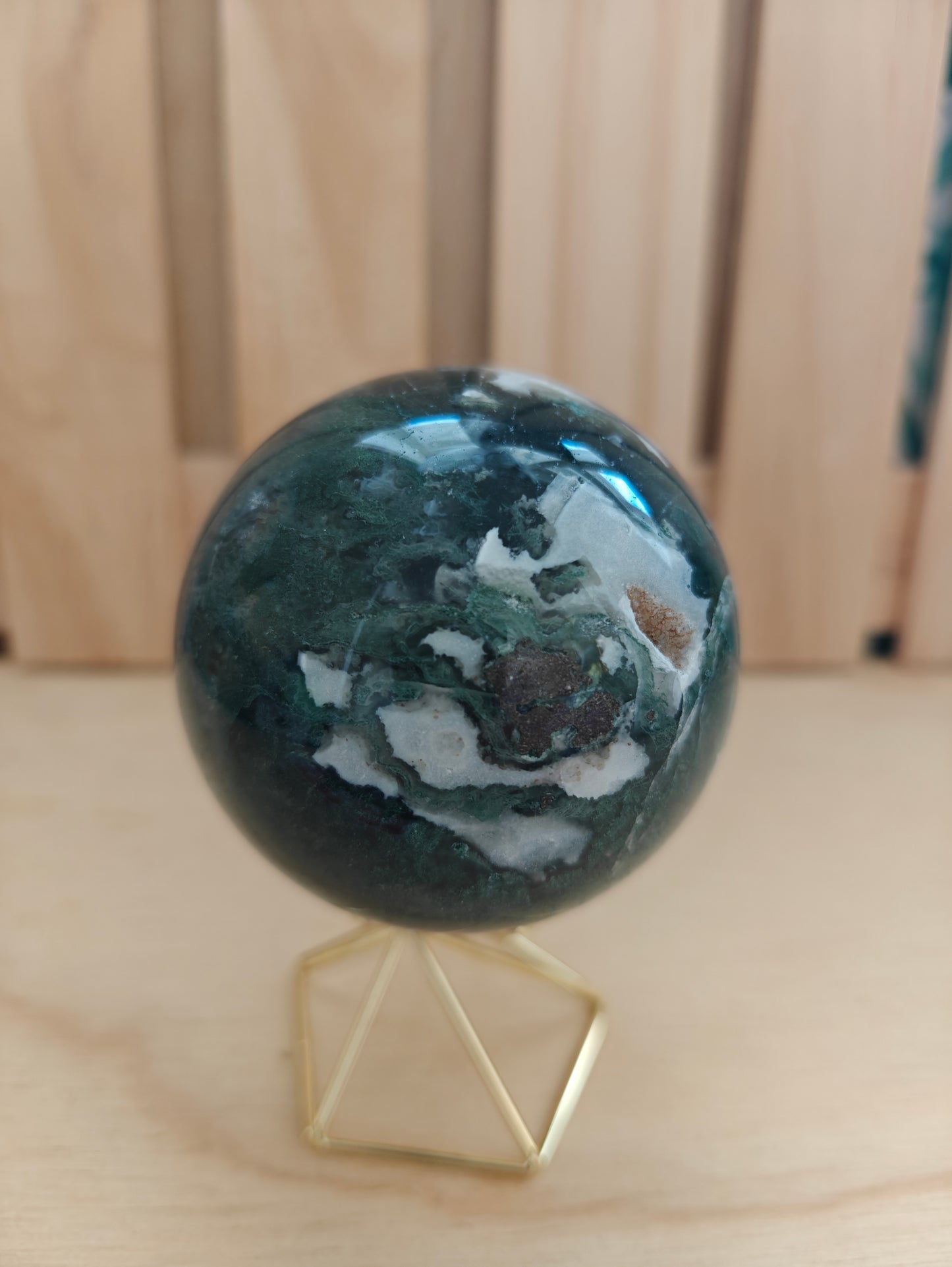 Moss Agate Sphere