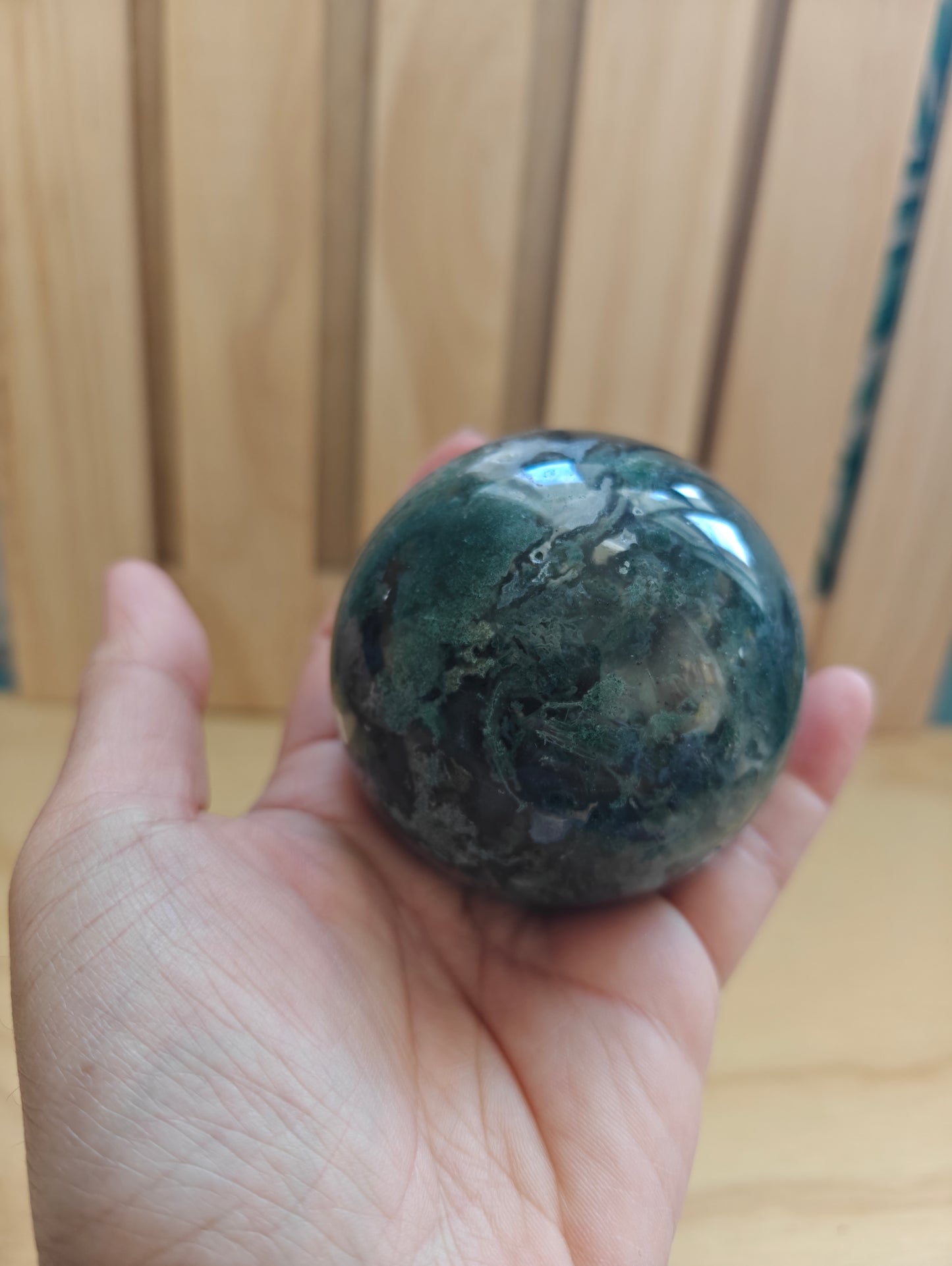 Moss Agate Sphere