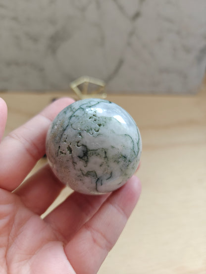 Tree Agate Crystal Sphere