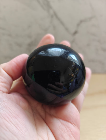 Black Obsidian Sphere