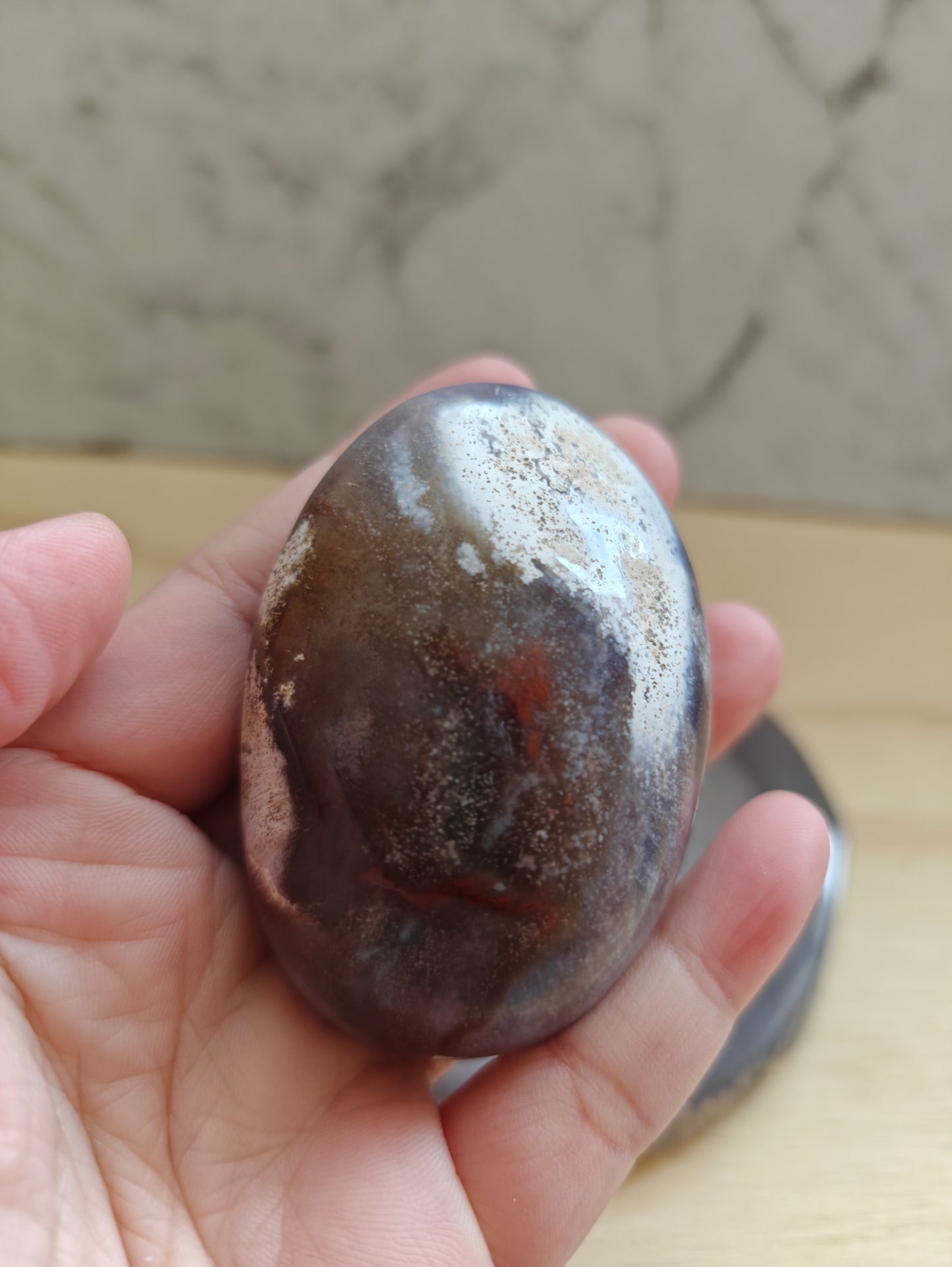 Ocean Jasper Palm Stone