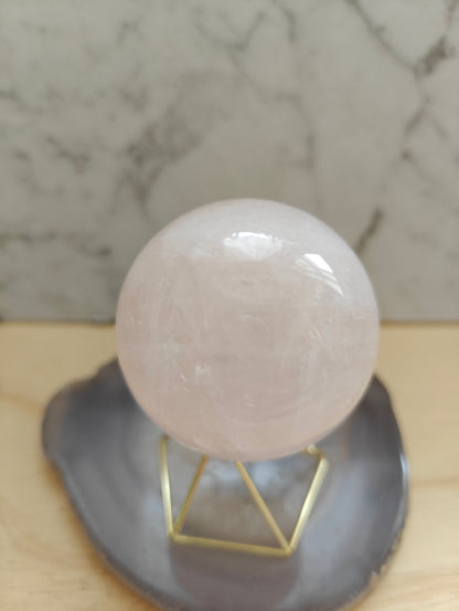 Rose Quartz Crystal Sphere