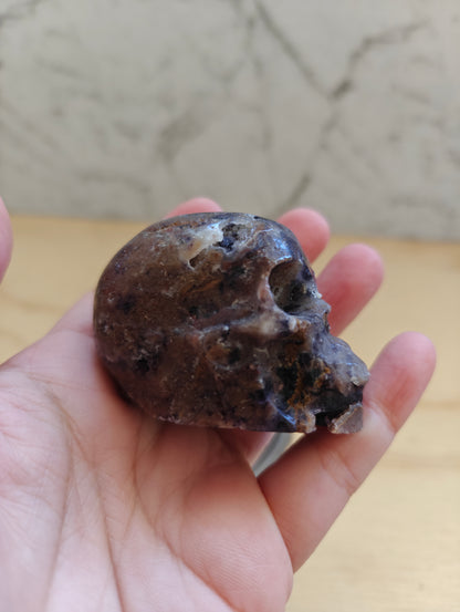 Crystal Carving-Skull Sphalerite