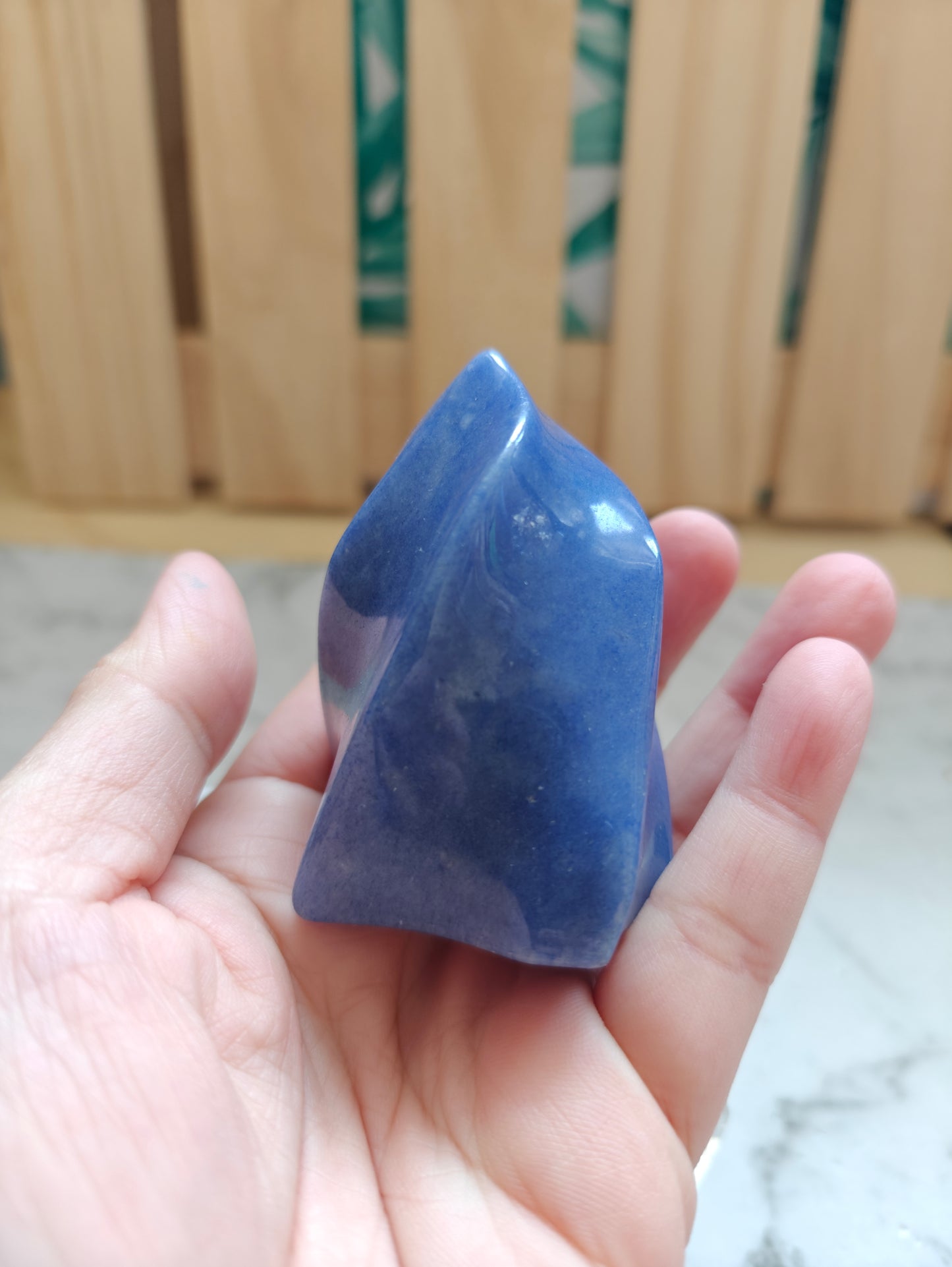 Blue Aventurine Crystal Freeform