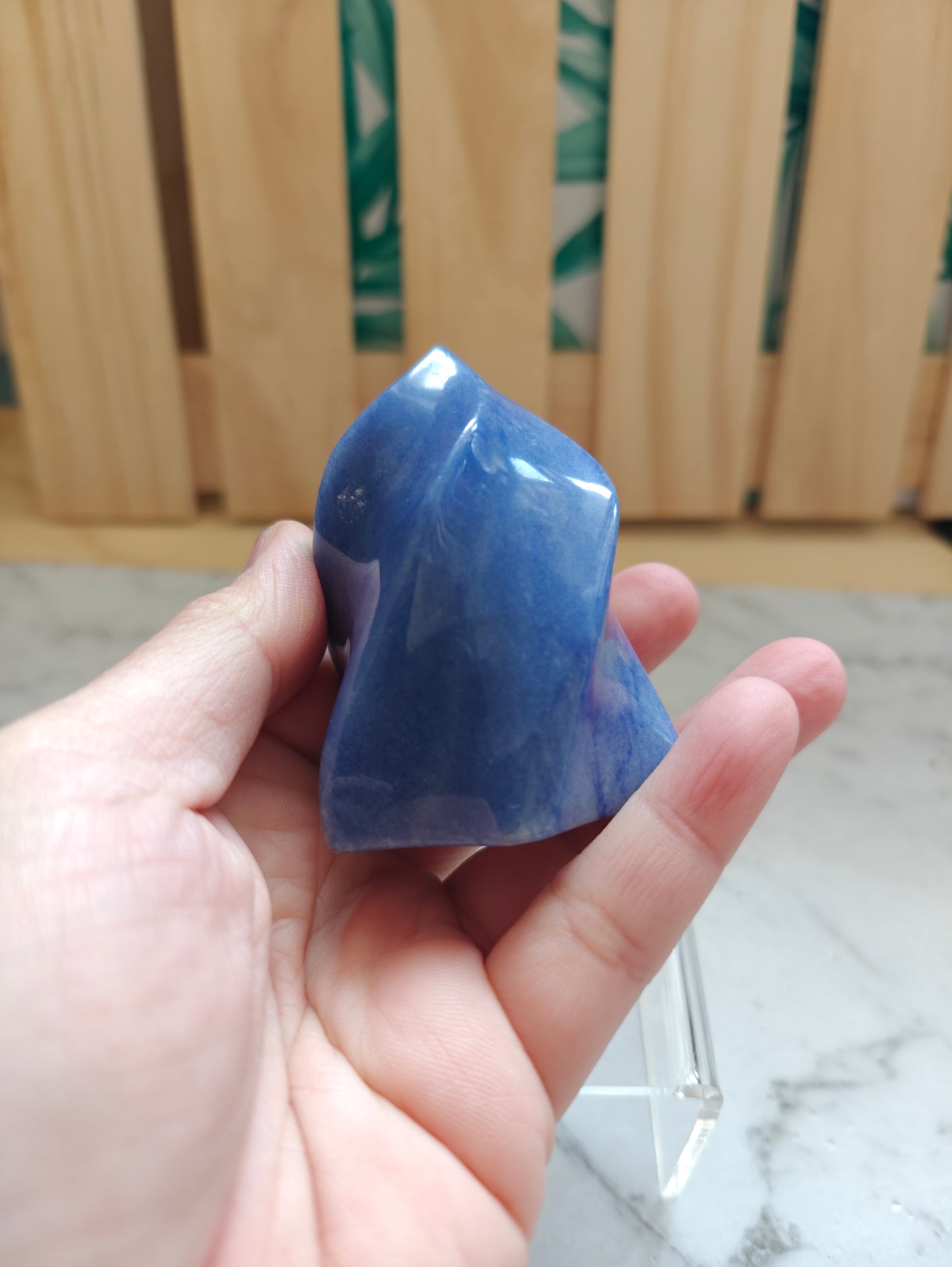 Blue Aventurine Crystal Freeform