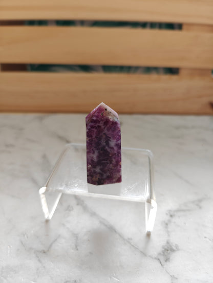 Purple Mica Crystal Point