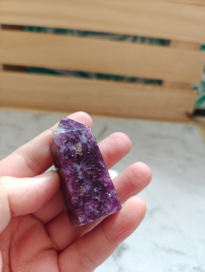 Purple Mica Crystal Point