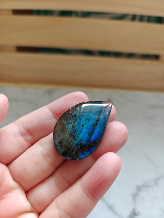 Labradorite Teardrop Cabochon