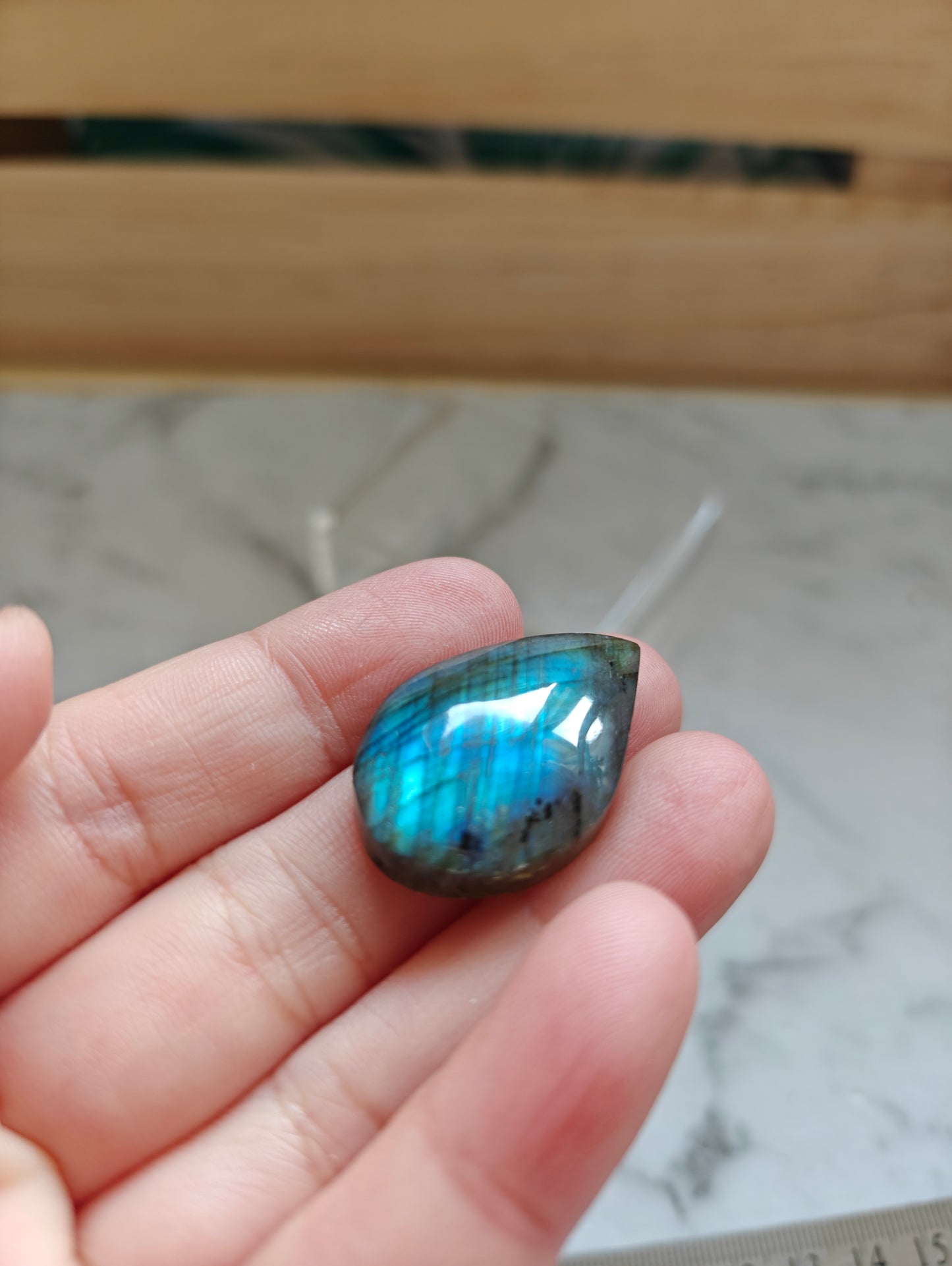 Labradorite Teardrop Cabochon