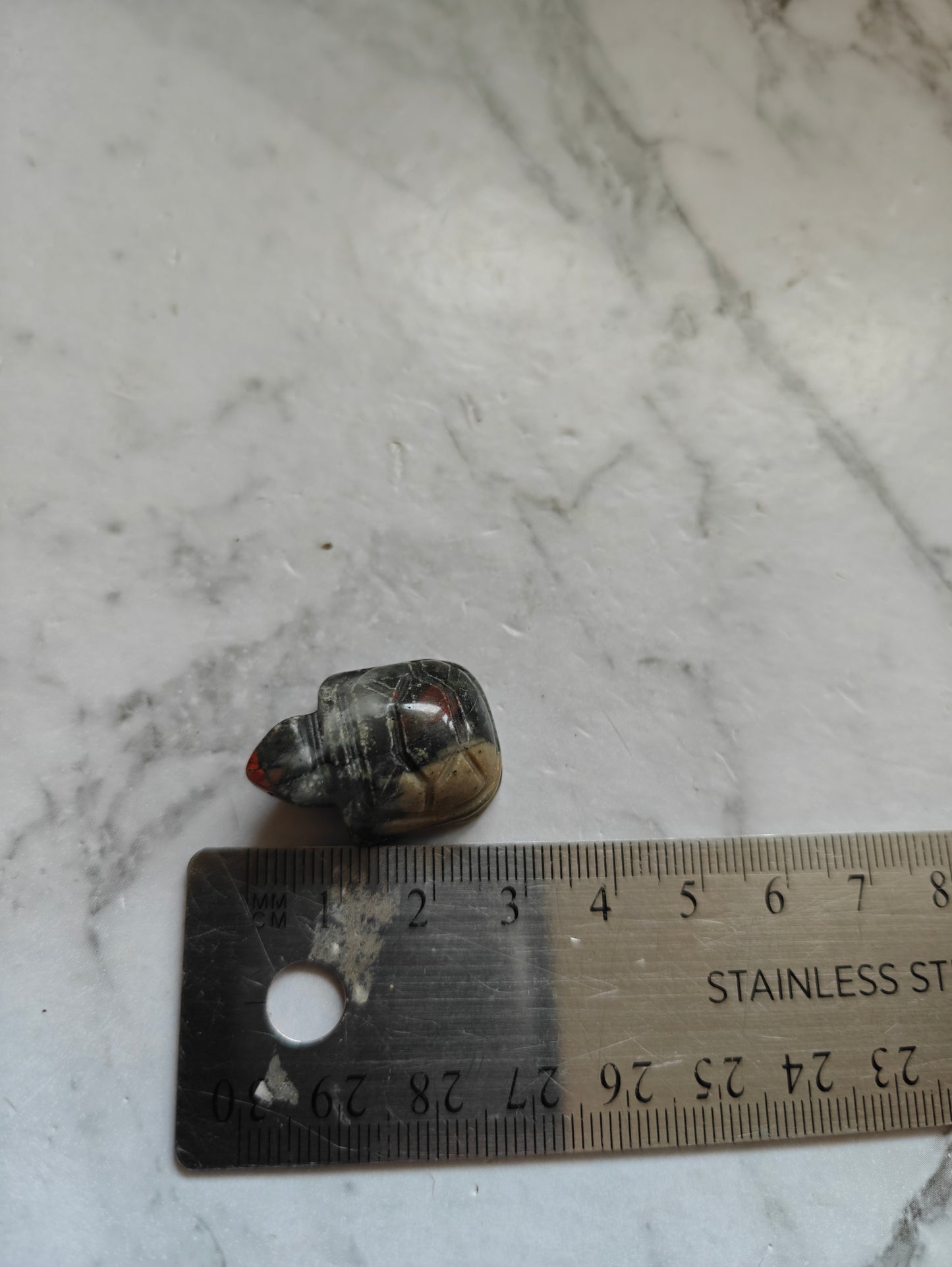 Crystal Mini-Carving Turtle African Bloodstone