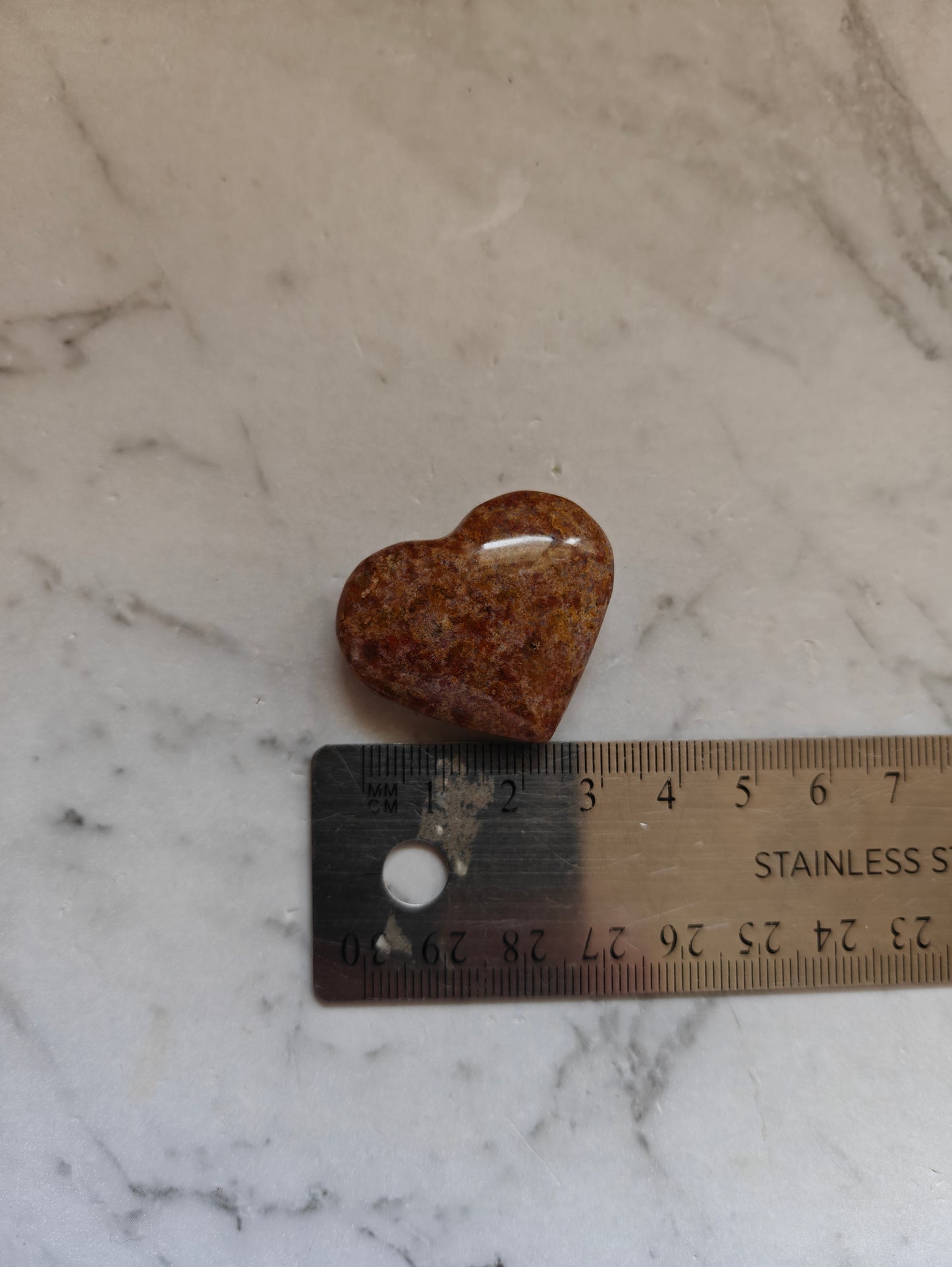 Crystal Mini-heart Carving