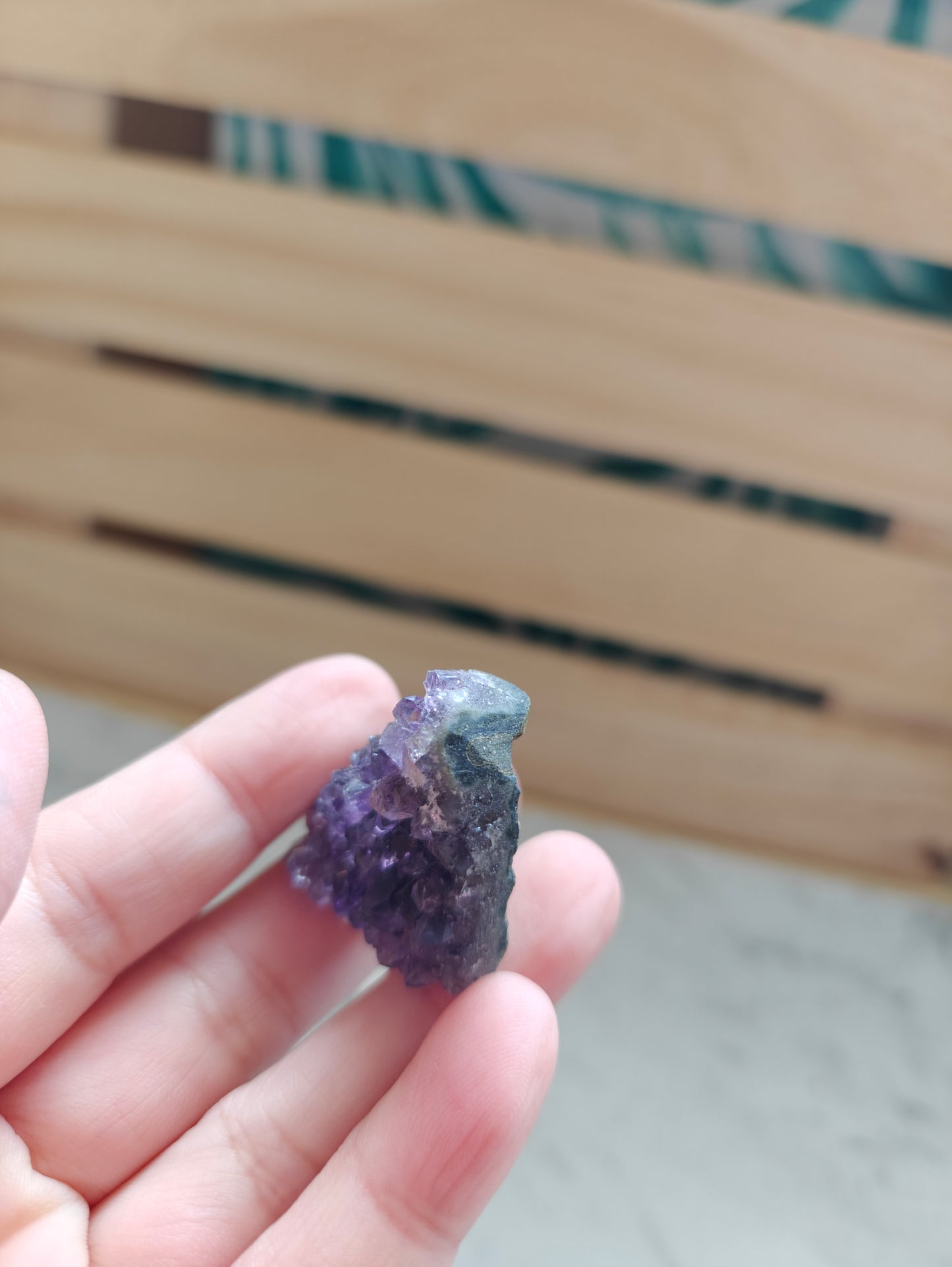 Amethyst Mini-Cluster Heart