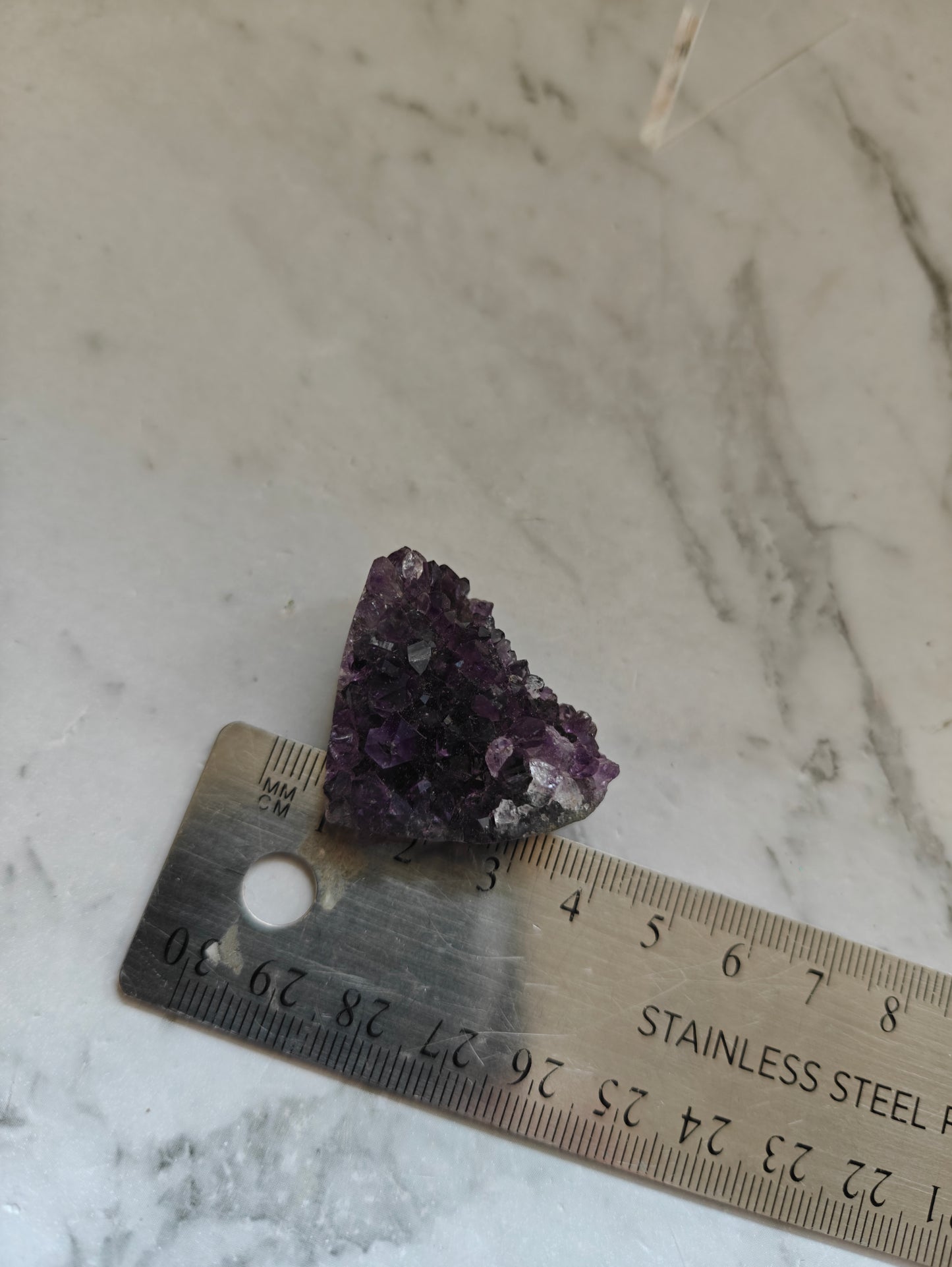 Amethyst Mini-Cluster Heart