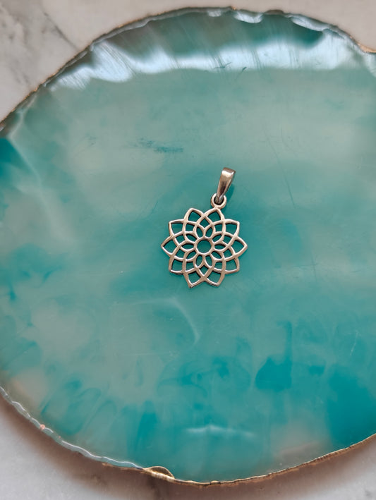 Pendant-Sterling Silver 925 Crown Chakra