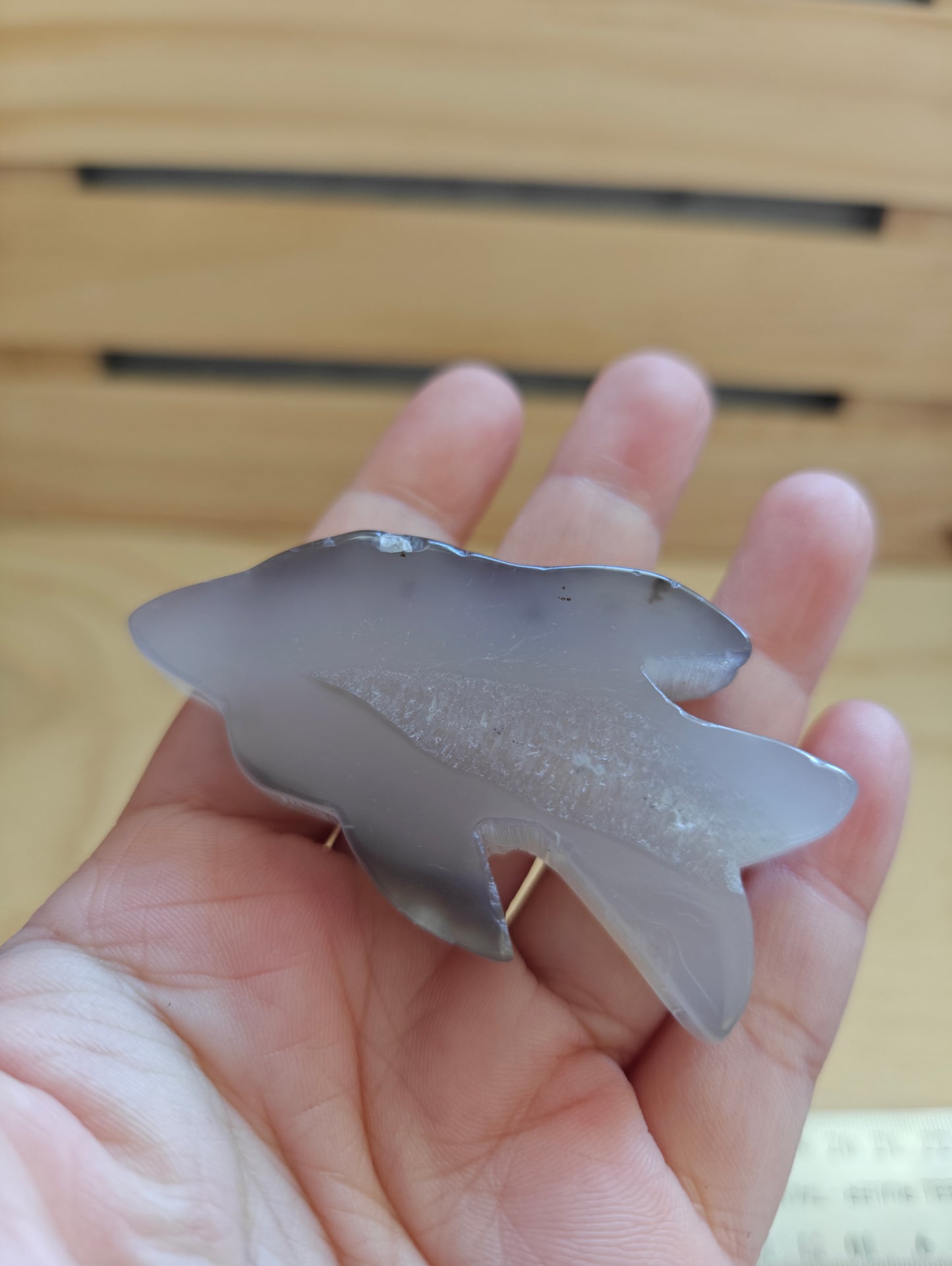 Agate Dolphin Crystal Carving