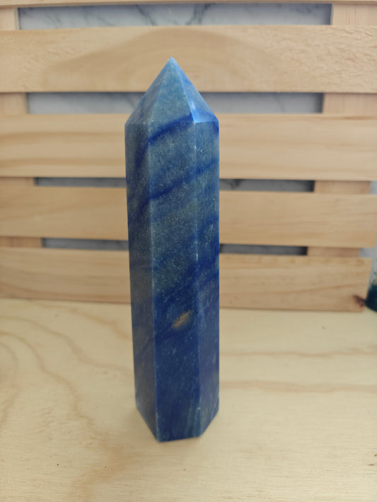 Blue Aventurine Crystal Tower