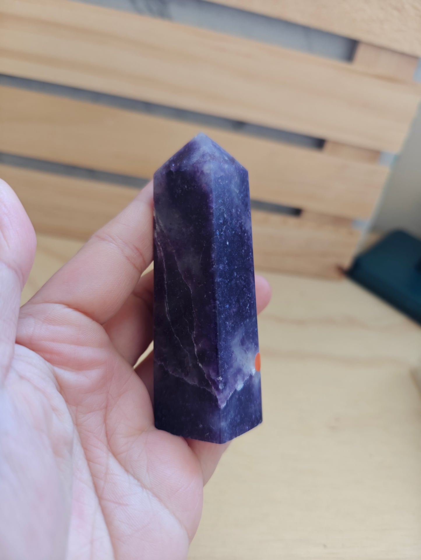 Lepidolite Crystal Point